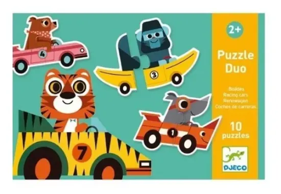 Imagen de PUZZLE DUO AUTOS DE CARRERAS
