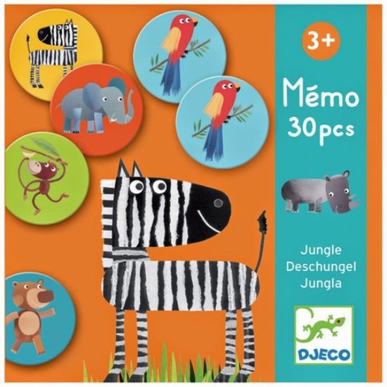 Imagen de JUEGO DE MEMORIA - ANIMALES DE LA JUNGLA