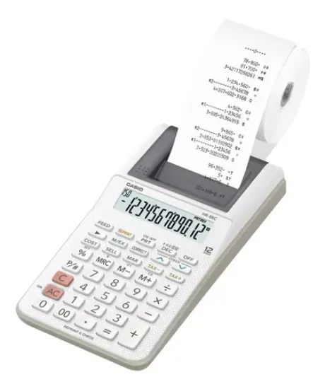 Imagen de CALCULADORA CASIO HR-8RC CON IMPRESORA