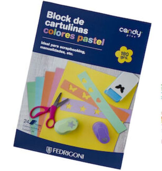 Imagen de BLOCK DE CARTULINA PASTEL