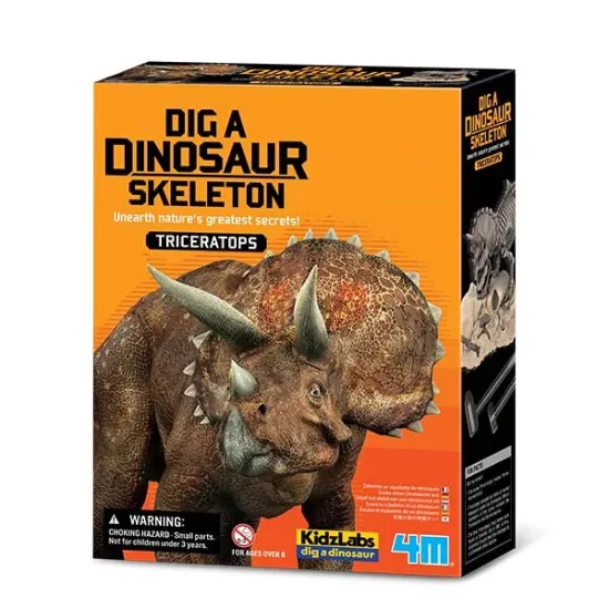 Imagen de EXCAVA UN DINOSAURIO TRICERATOPS