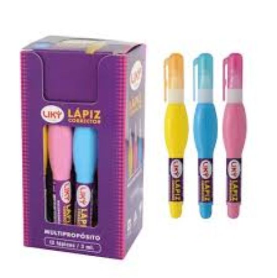 Imagen de LÁPIZ CORRECTOR LIKY 3ml.