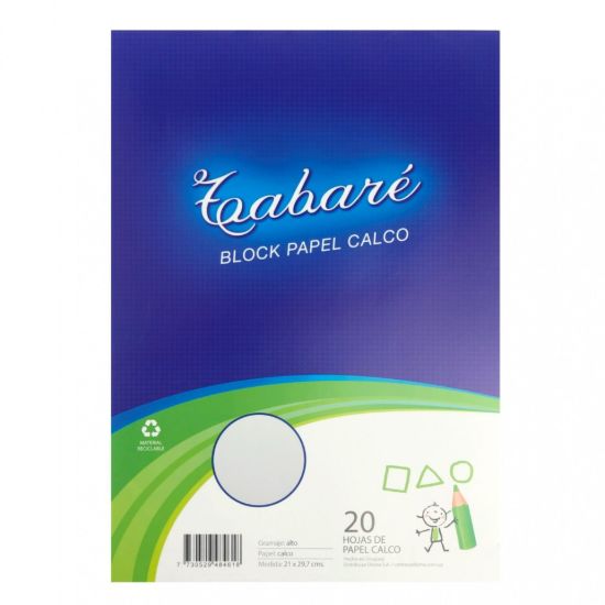 Imagen de BLOCK DE PAPEL DE CALCO TABARE