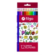 Imagen de LAPICES DE COLORES FILGO x12