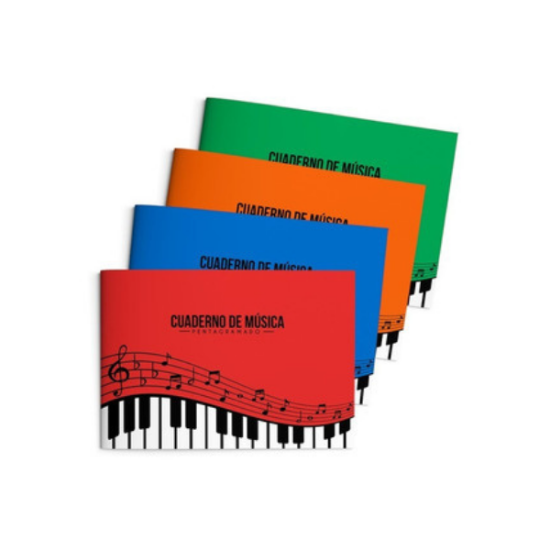 Imagen de CUADERNO DE MÚSICA PENTAGRAMADO