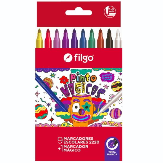 Imagen de MARCADORES MAGICOS x10 FILGO