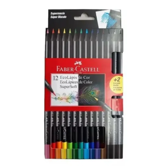 Imagen de LAPICES DE COLORES SUPER SOFT FABER CASTELL