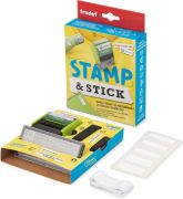 Imagen de SELLO STAMP AND STICK, SET DE IMPRENTA PARA ETIQUETAR OBJETOS