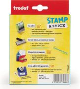 Imagen de SELLO STAMP AND STICK, SET DE IMPRENTA PARA ETIQUETAR OBJETOS