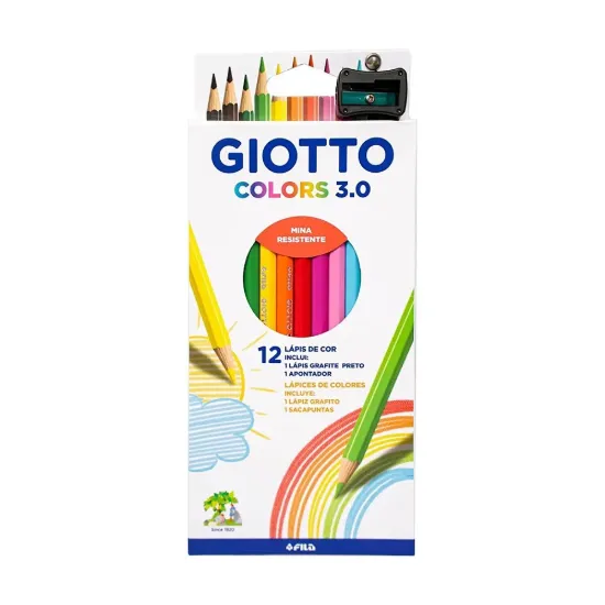 Imagen de LÁPICES DE COLORES GIOTTO x12