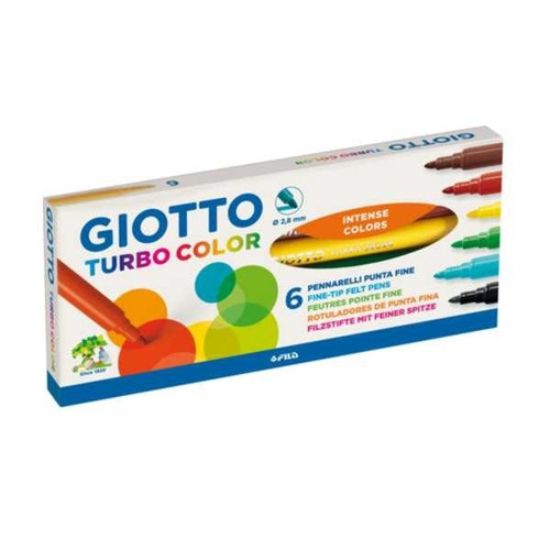 Imagen de MARCADORES FINOS GIOTTO x6