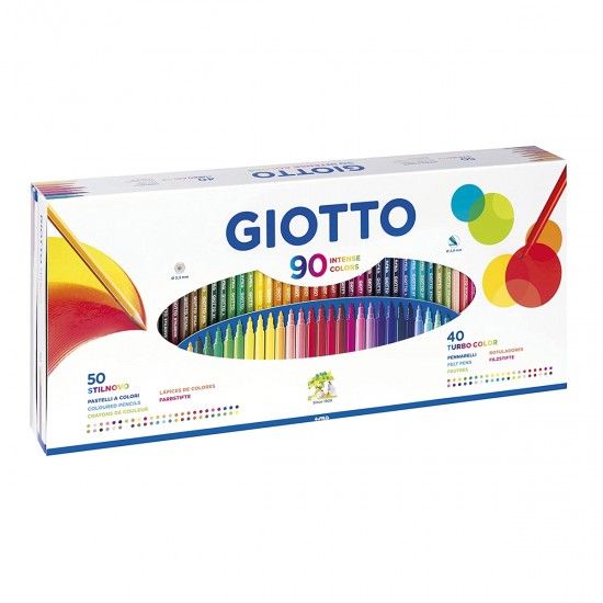 Imagen de SET DE LÁPICES Y MARCADORES GIOTTO x90 COLORESolores