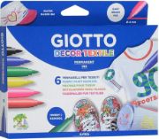Imagen de MARCADORES GIOTTO TEXTIL x6