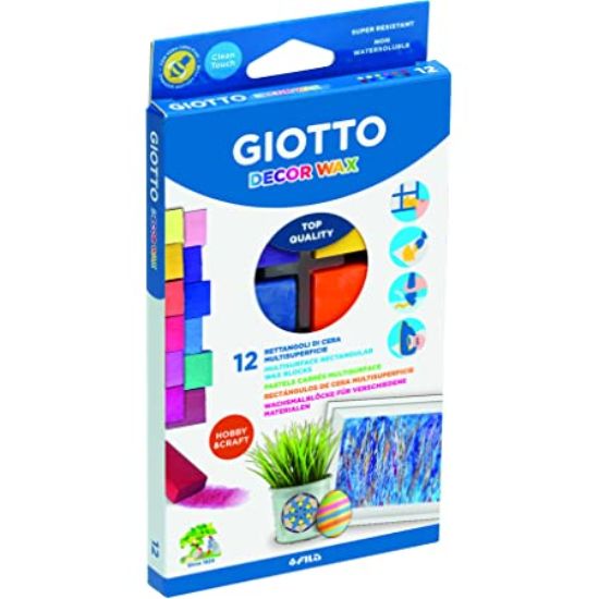 Imagen de CRAYOLAS DECOR WAX GIOTTO x12