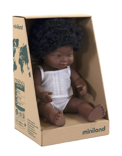 Imagen de MUÑECA AFRO CON SINDROME DE DOWN