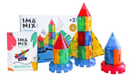 Imagen de IMANIX COHETE CASTILLO 32 PIEZAS