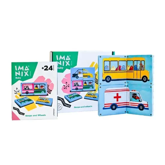 Imagen de IMANIX  TRANSPORTES BEBES 12 PIEZAS