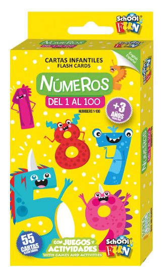 Imagen de CARTAS INFANTILES NÚMEROS DEL 1 AL 100