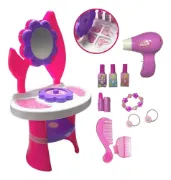 Imagen de JUEGO SET CON TOCADOR PARA MAQUILLAJE Y PEINADO