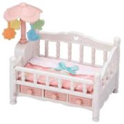 Imagen de SYLVANIAN CUNA TRIPLE CON MOVIL