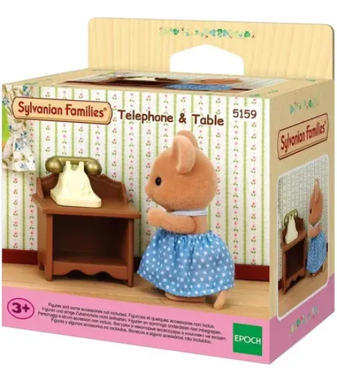 Imagen de SYLVANIAN SET TELEFONO Y MESA