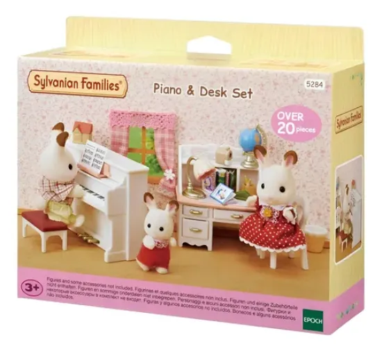 Imagen de SYLVANIAN SET PIANO Y ESCRITORIO