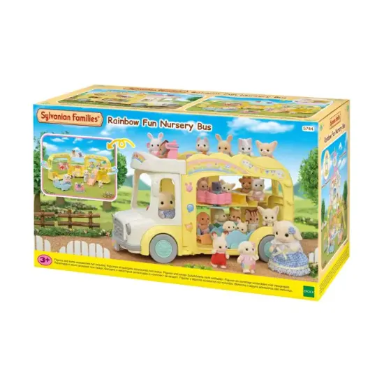Imagen de SYLVANIAN SET AUTOBUS GUARDERIA BEBES