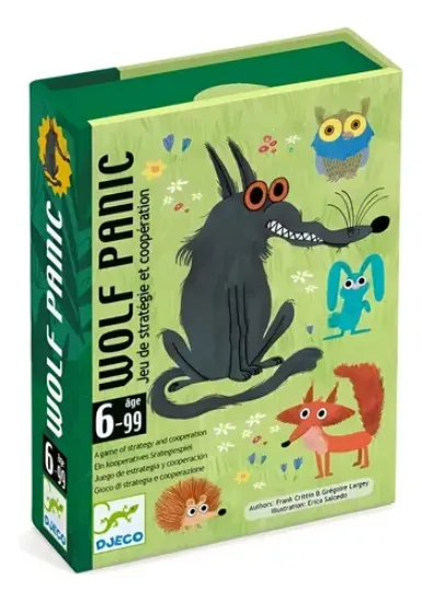 Imagen de JUEGO DE CARTAS WOLF PANIC DJECO