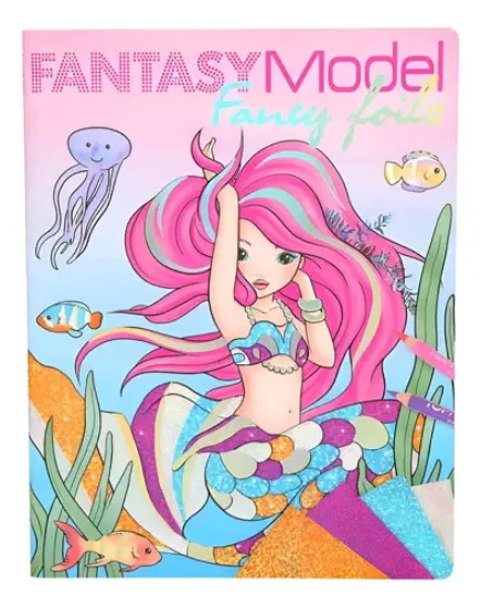 Imagen de Libro de foils para colorear de la línea top model