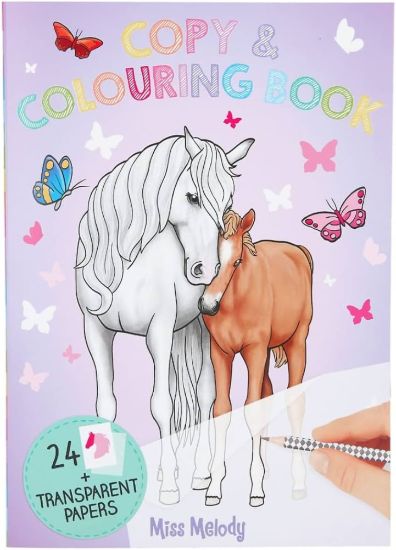 Imagen de Libro para colorear con temática caballos
