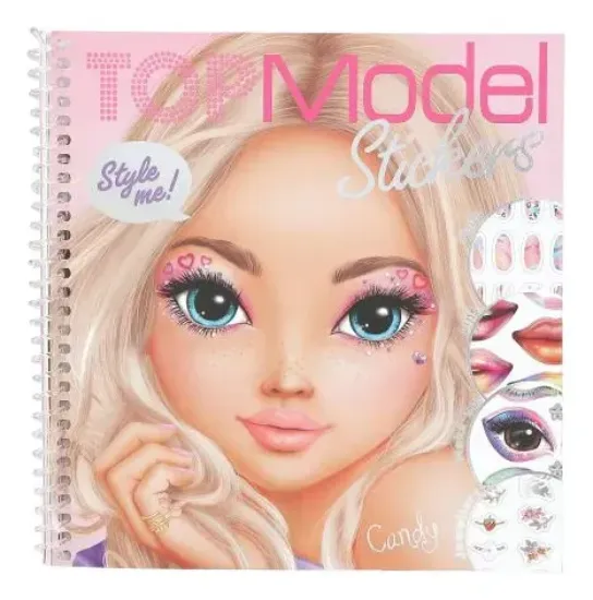 Imagen de Libro de stickers con temáticas lineales top model
