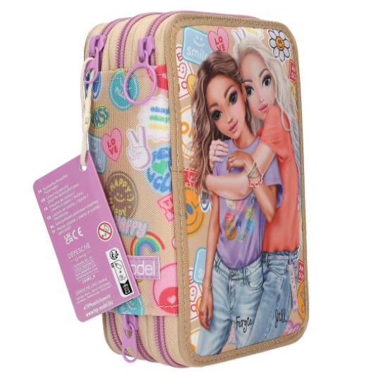 Imagen de Cartuchera 3 pisos línea top model diseño amistad