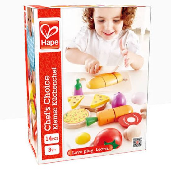 Imagen de Set de cocina estilo chef para niños en madera hape
