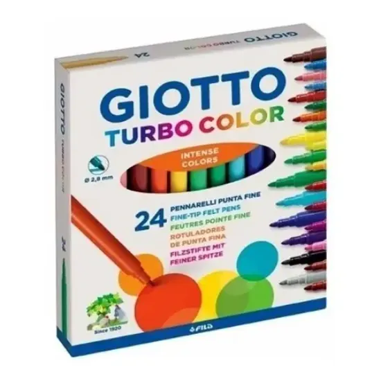 Imagen de Marcadores Turbo Color  Giotto  24 Colores