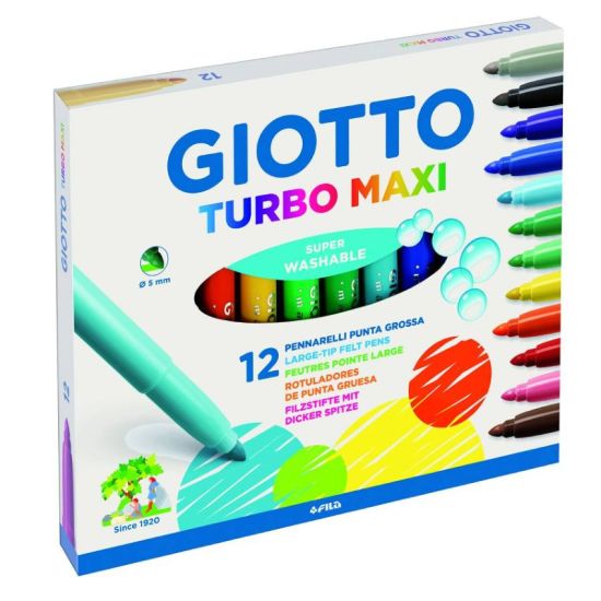 Imagen de Marcadores Turbo Maxi Giotto x12