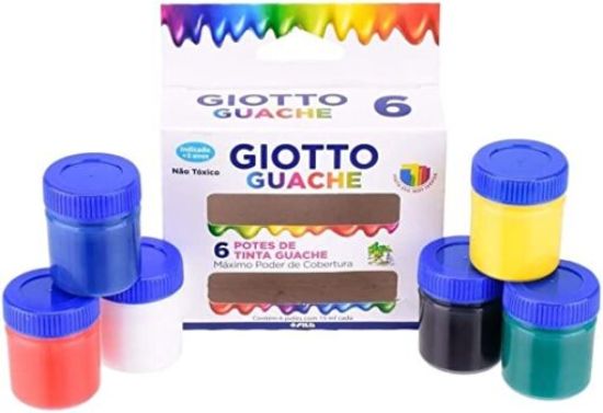Imagen de Tempera Guache Giotto 15ml x6