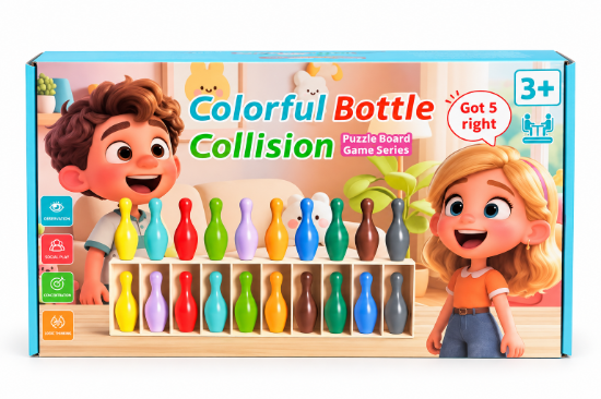 Imagen de Juego de Lógica y Colores Colorful Bottle Collision