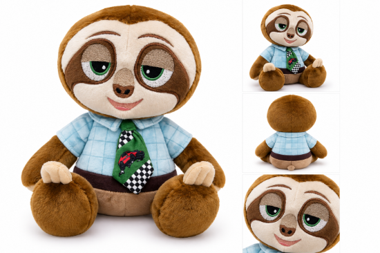 Imagen de Peluche Perezoso con Camisa y Corbata
