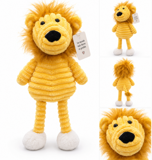 Imagen de Peluche León Texturado de Patas Largas