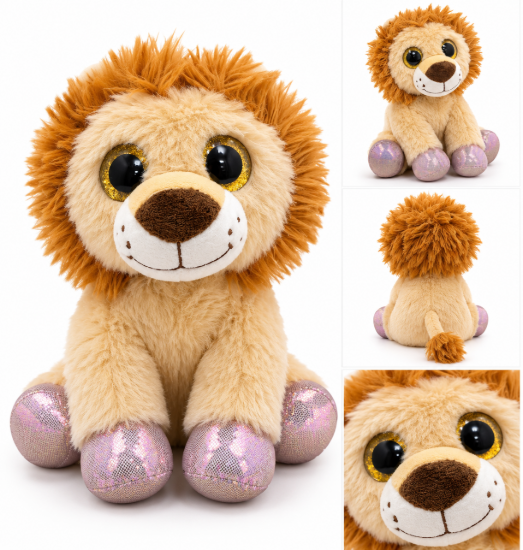 Imagen de Peluche León con Ojos Brillantes