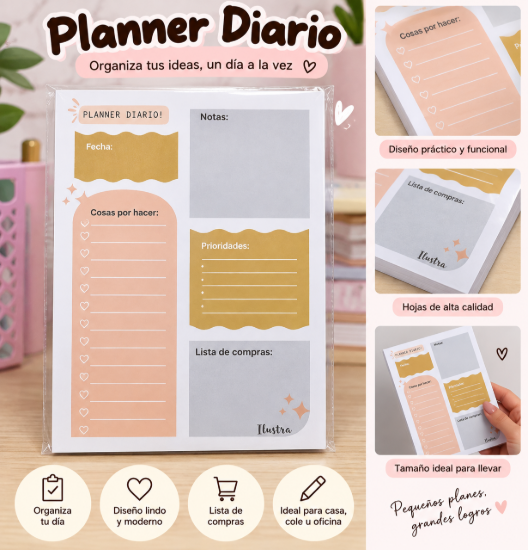 Imagen de Planner Diario – Organizador de Tareas