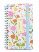 Imagen de Agenda vertical 2027 floral mooving con rulo