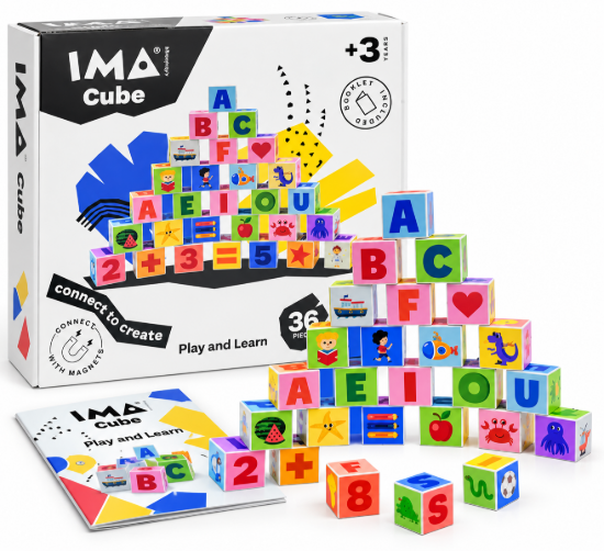 Imagen de IMANIX Cube Play & Learn – 36 piezas