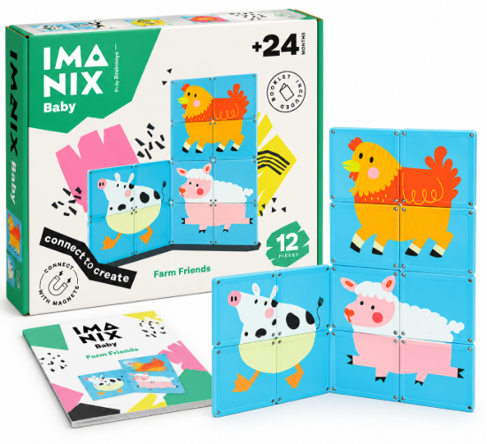 Imagen de IMANIX Baby Farm Friends – 12 piezas