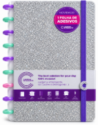 Imagen de Cuaderno con brillos y anillos