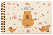 Imagen de cuadernillos con diseño capibaras